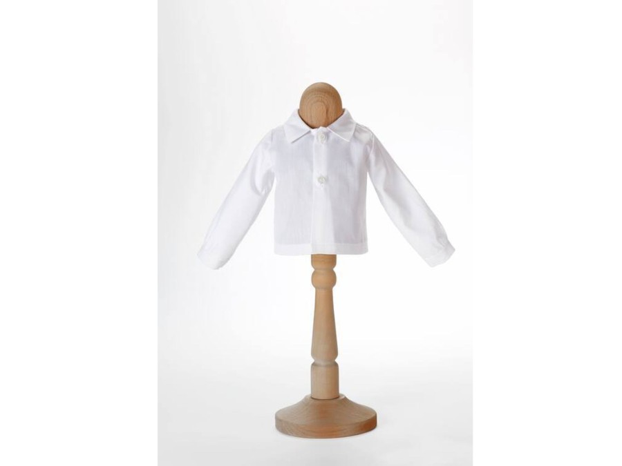 Sammlerpuppen Käthe Kruse  | Bekleidung Hemd Weis 35 Cm (Gest. Puppen)