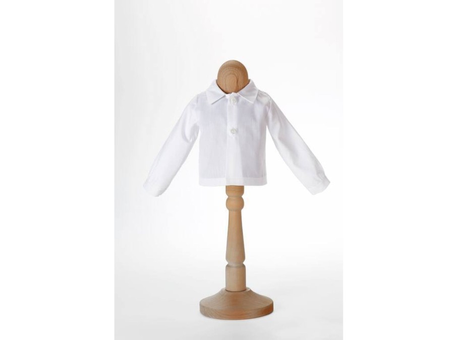 Sammlerpuppen Käthe Kruse  | Bekleidung Hemd Weis 35 Cm (Gesch. Puppen)